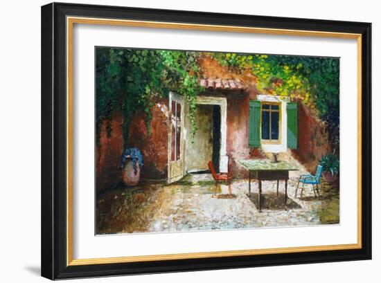 French Patio, 2006-Trevor Neal-Framed Giclee Print