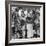 French Peasants Greet Two Heavily-Laden Americans, 1917-American Photographer-Framed Photographic Print