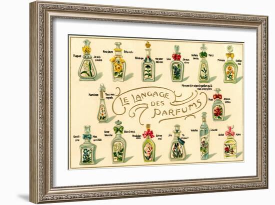 French Perfume Language-null-Framed Art Print