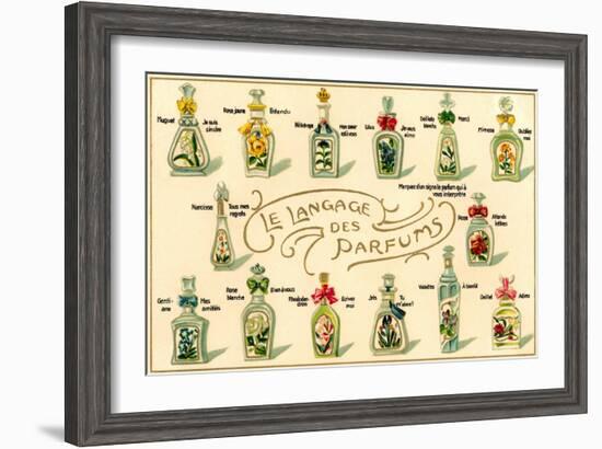 French Perfume Language-null-Framed Art Print