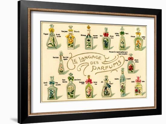 French Perfume Language-null-Framed Art Print