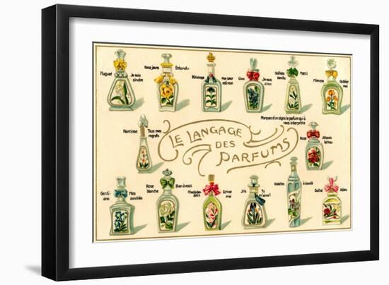 French Perfume Language-null-Framed Art Print