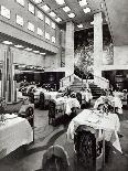 Dining Room on the Ocean Liner 'Ile De France', 1926 (B/W Photo)-French Photographer-Giclee Print