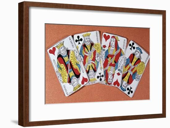 French playing cards, 19th century-Unknown-Framed Giclee Print