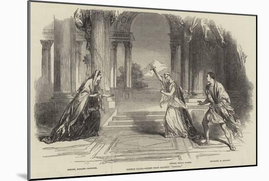 French Plays, Scene from Racine's Phedre-null-Mounted Giclee Print