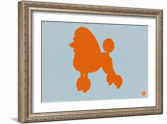 French Poodle Orange-NaxArt-Framed Art Print