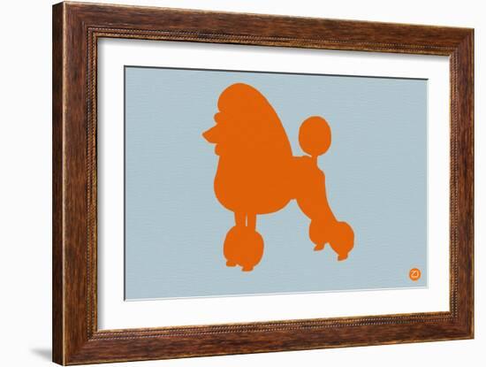 French Poodle Orange-NaxArt-Framed Art Print