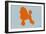 French Poodle Orange-NaxArt-Framed Art Print