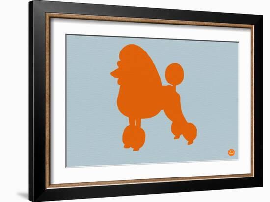 French Poodle Orange-NaxArt-Framed Art Print