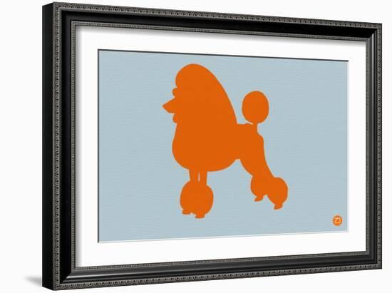 French Poodle Orange-NaxArt-Framed Art Print