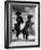 French Poodles Standing on Hind Legs-Mark Kauffman-Framed Photographic Print