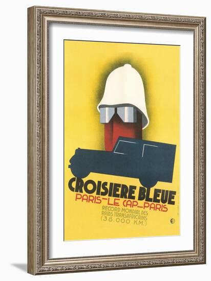 French Poster for Blue Crossing-null-Framed Giclee Print