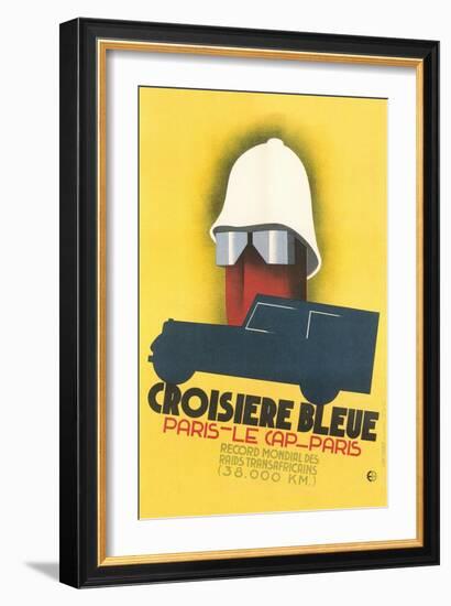 French Poster for Blue Crossing-null-Framed Giclee Print