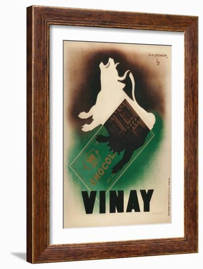 French Poster for Vinay Chocolate-null-Framed Giclee Print