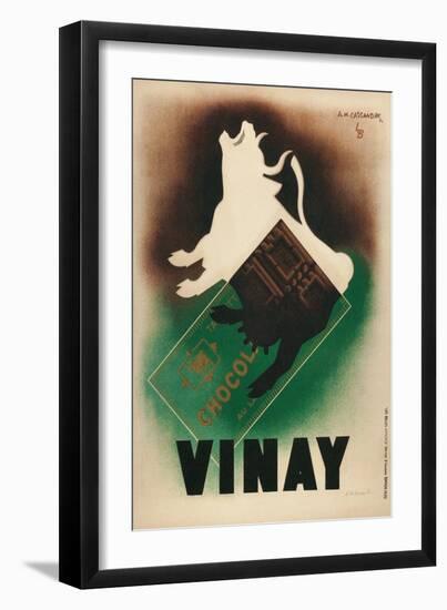 French Poster for Vinay Chocolate-null-Framed Giclee Print