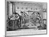 French Printing Press, 1642-Abraham Bosse-Mounted Giclee Print
