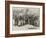 French Prisoners from Metz at Remilly-Frederick Barnard-Framed Giclee Print