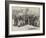 French Prisoners from Metz at Remilly-Frederick Barnard-Framed Giclee Print