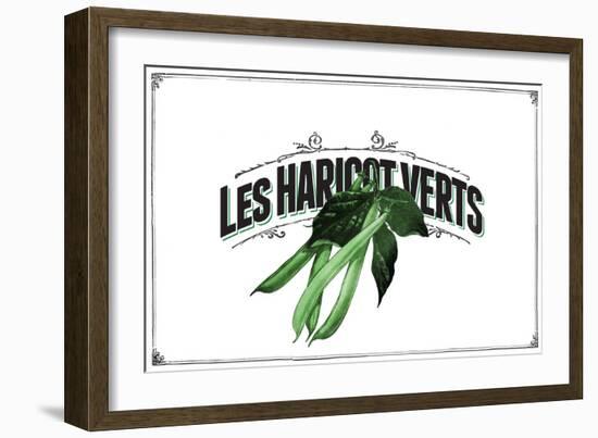 French Produce Beans-null-Framed Giclee Print