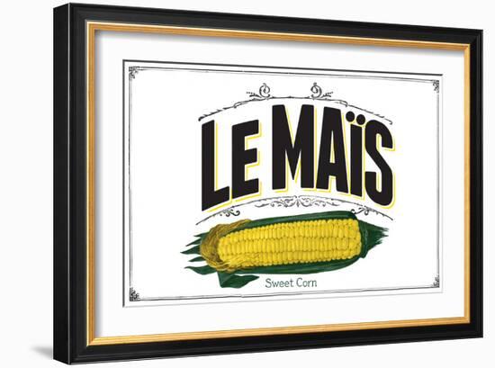 French Produce - Corn-The Saturday Evening Post-Framed Giclee Print