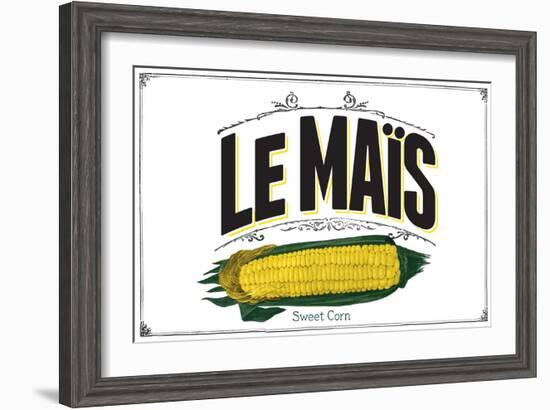 French Produce - Corn-The Saturday Evening Post-Framed Premium Giclee Print