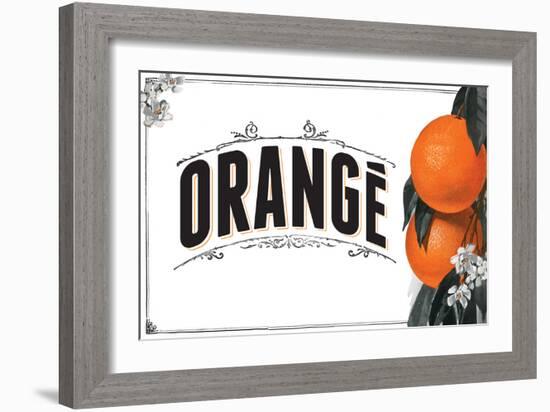 French Produce - Orange-The Saturday Evening Post-Framed Giclee Print