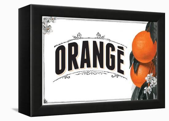 French Produce - Orange-The Saturday Evening Post-Framed Premier Image Canvas