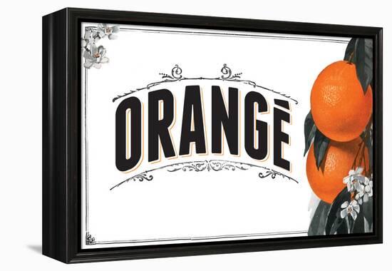 French Produce - Orange-The Saturday Evening Post-Framed Premier Image Canvas