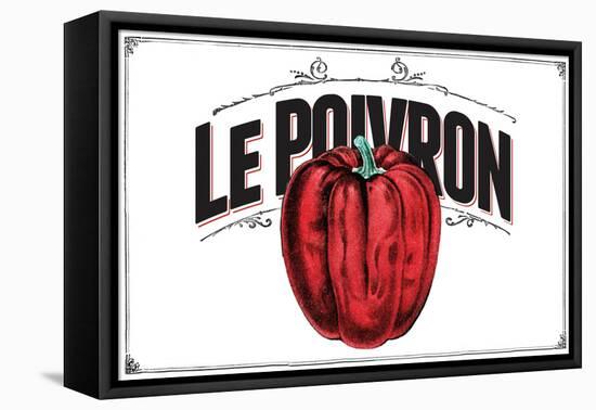 French Produce Pepper-null-Framed Premier Image Canvas