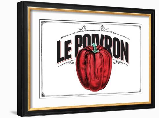 French Produce - Pepper-The Saturday Evening Post-Framed Giclee Print