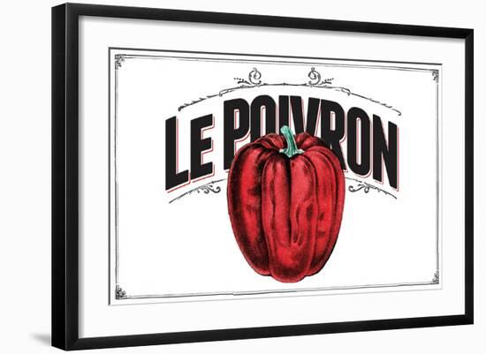 French Produce - Pepper-The Saturday Evening Post-Framed Premium Giclee Print