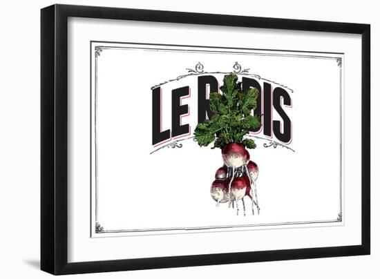 French Produce Radish-null-Framed Giclee Print