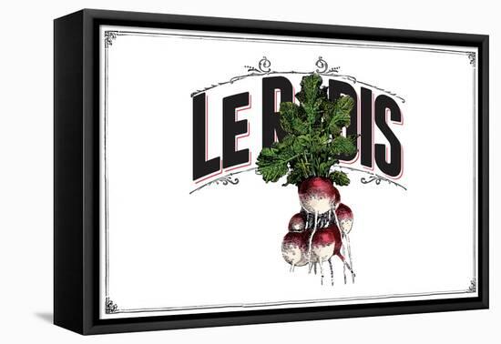 French Produce Radish-null-Framed Premier Image Canvas