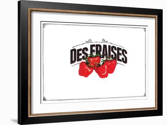 French Produce - Strawberries-The Saturday Evening Post-Framed Giclee Print