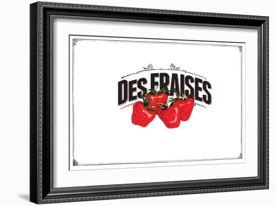 French Produce - Strawberries-The Saturday Evening Post-Framed Giclee Print