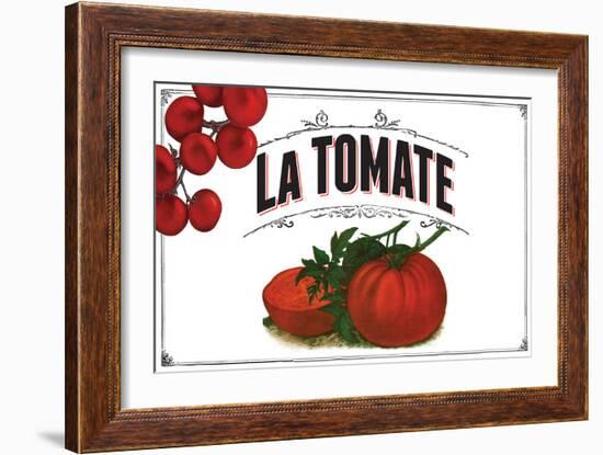 French Produce Tomato-null-Framed Giclee Print