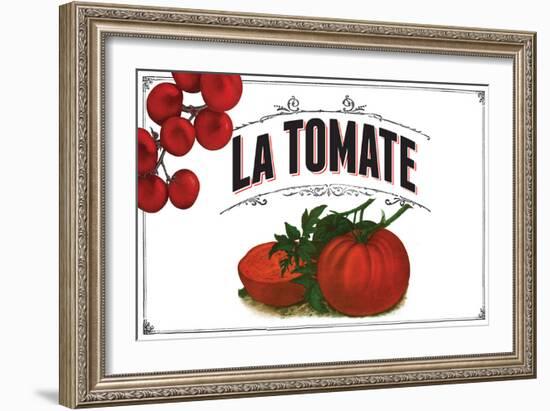 French Produce - Tomato-The Saturday Evening Post-Framed Giclee Print