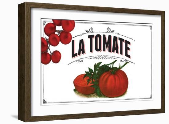 French Produce - Tomato-The Saturday Evening Post-Framed Giclee Print