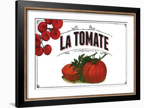 French Produce - Tomato-The Saturday Evening Post-Framed Giclee Print