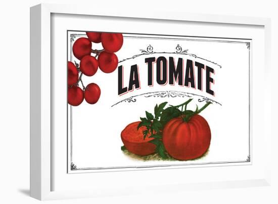 French Produce - Tomato-The Saturday Evening Post-Framed Giclee Print