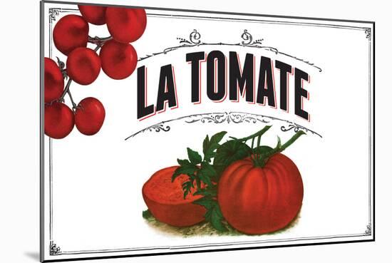 French Produce - Tomato-The Saturday Evening Post-Mounted Giclee Print