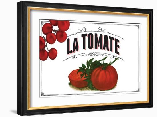 French Produce - Tomato-The Saturday Evening Post-Framed Giclee Print