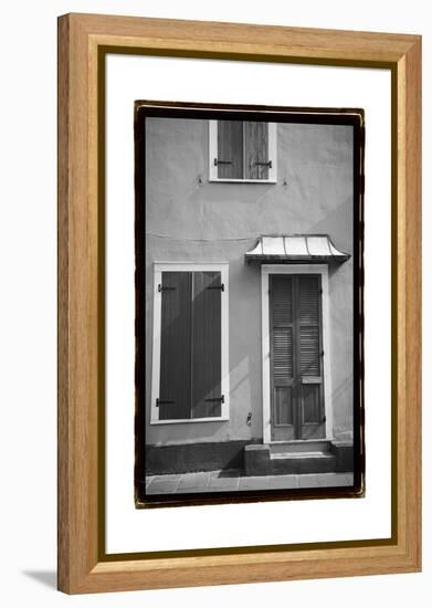 French Quarter Architecture III-Laura Denardo-Framed Stretched Canvas