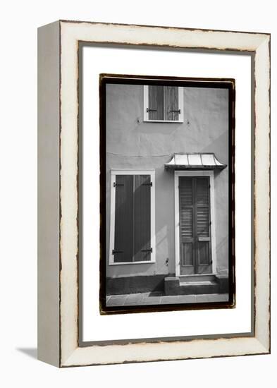 French Quarter Architecture III-Laura Denardo-Framed Stretched Canvas