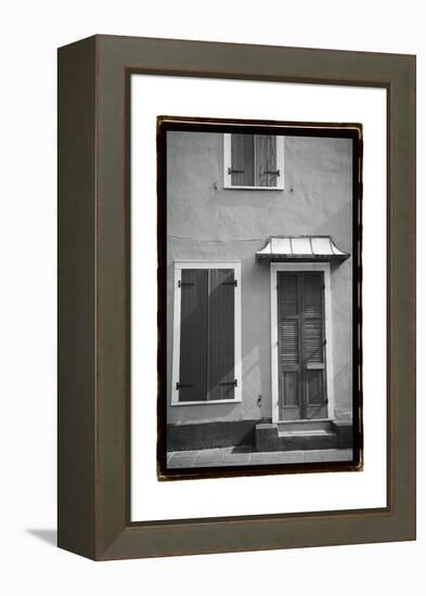 French Quarter Architecture III-Laura Denardo-Framed Stretched Canvas