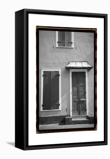 French Quarter Architecture III-Laura Denardo-Framed Stretched Canvas