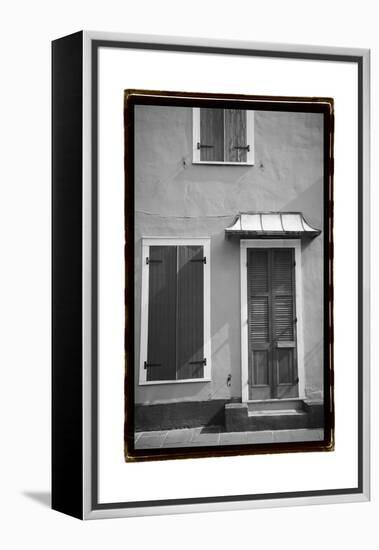 French Quarter Architecture III-Laura Denardo-Framed Stretched Canvas