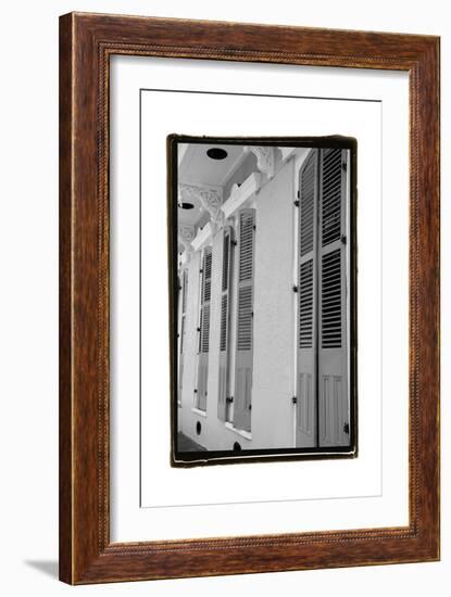 French Quarter Architecture IV-Laura Denardo-Framed Art Print