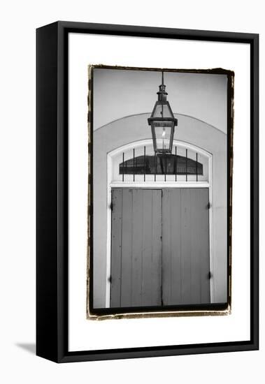 French Quarter Architecture V-Laura Denardo-Framed Stretched Canvas