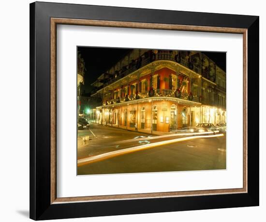 French Quarter at Night, New Orleans, Louisiana, USA-Bruno Barbier-Framed Photographic Print